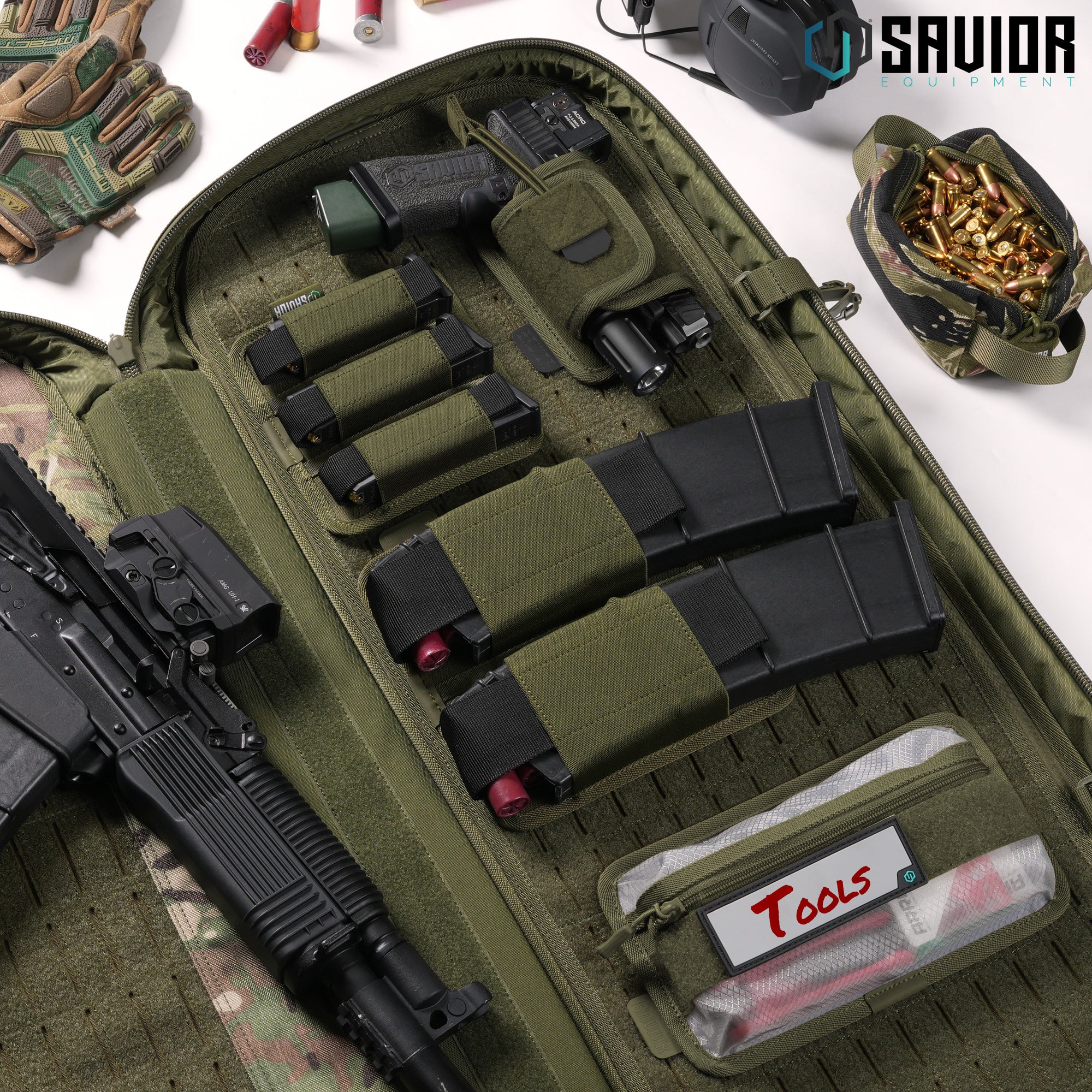 AR-10/.308 Mag Holder w/ Hook Backing - 1/2 Slot - Image 8
