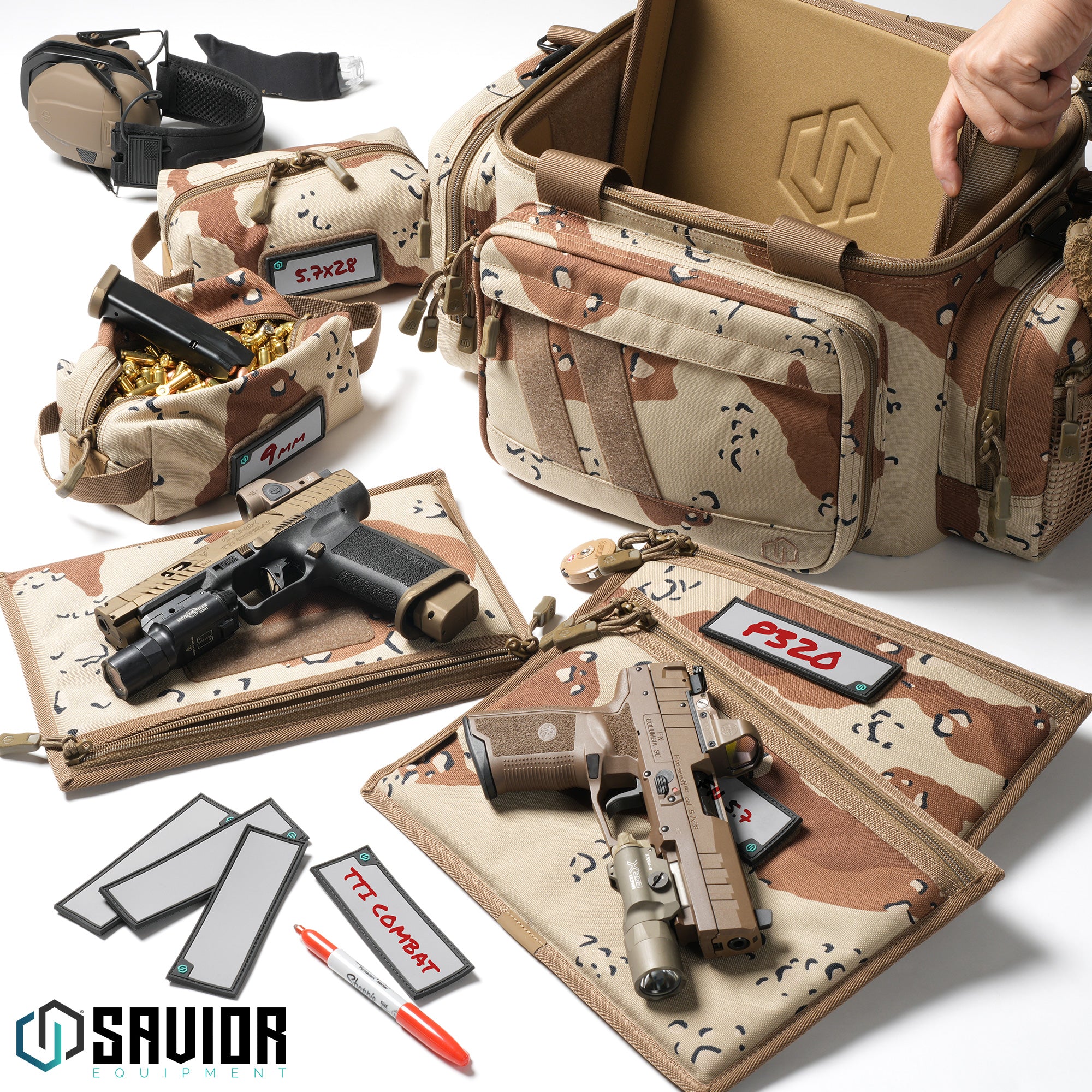 Camo Specialist - Range Bag w/ 3 Pistol Sleeves - Image 9