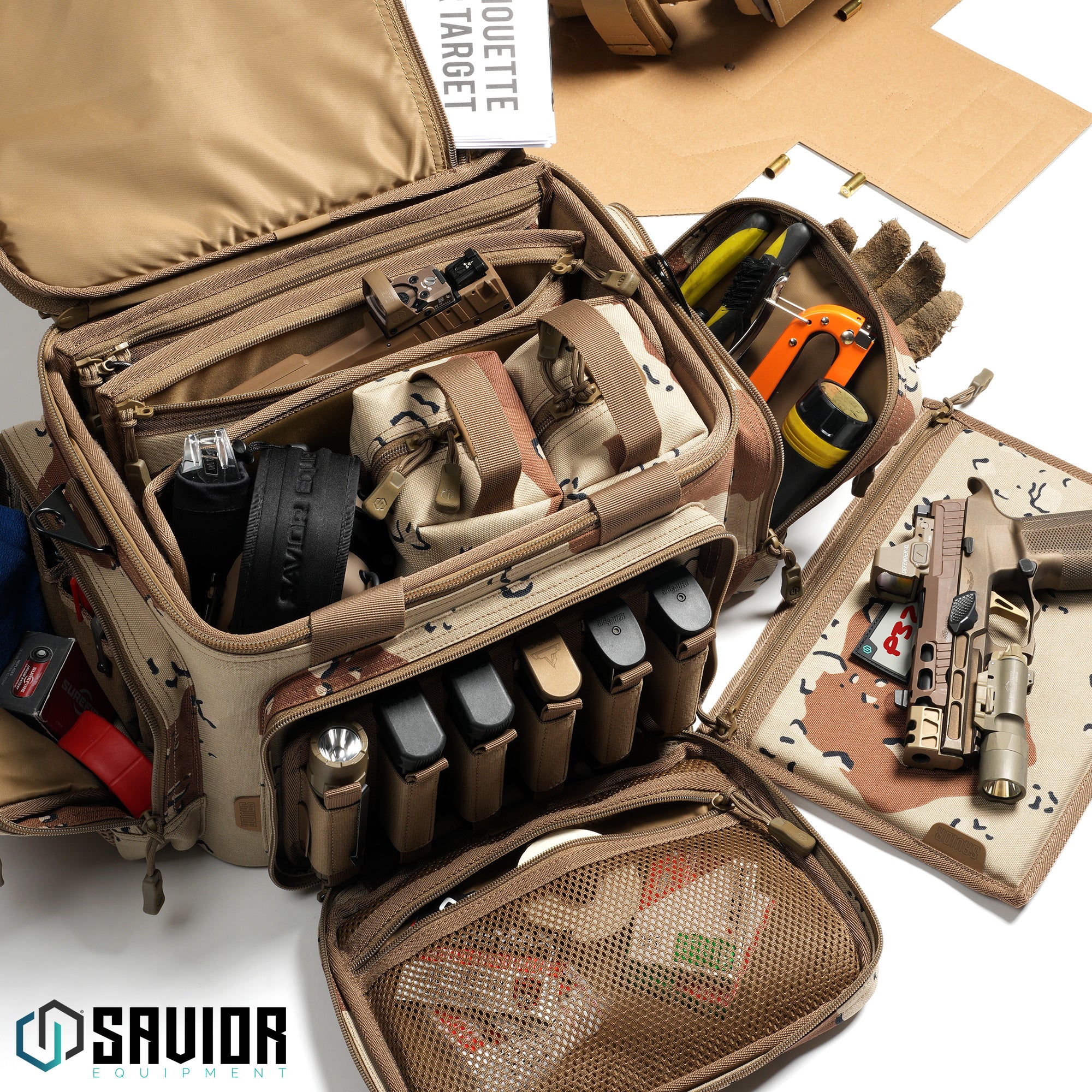 Camo Specialist - Range Bag w/ 3 Pistol Sleeves - Image 10