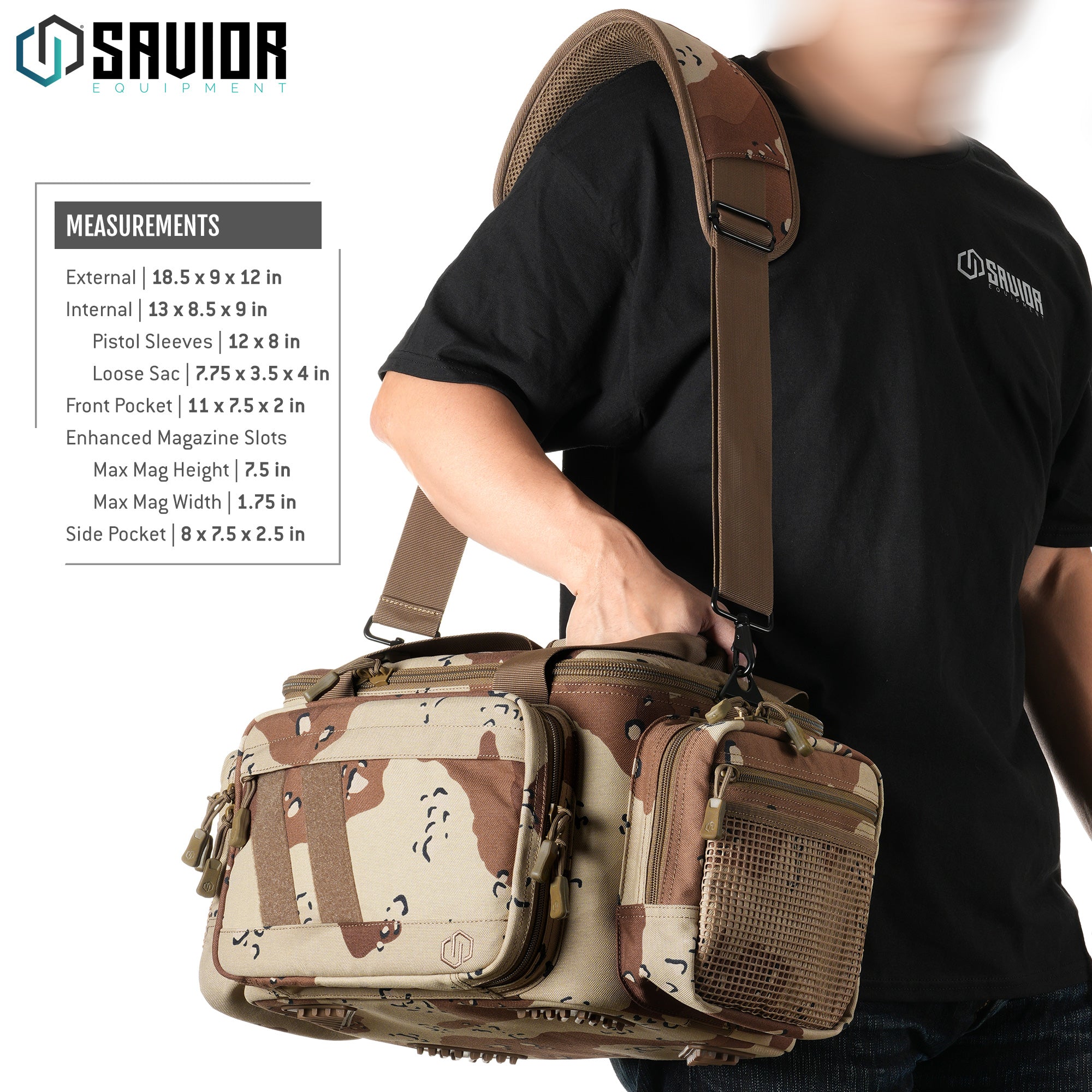 Camo Specialist - Range Bag w/ 3 Pistol Sleeves - Image 13