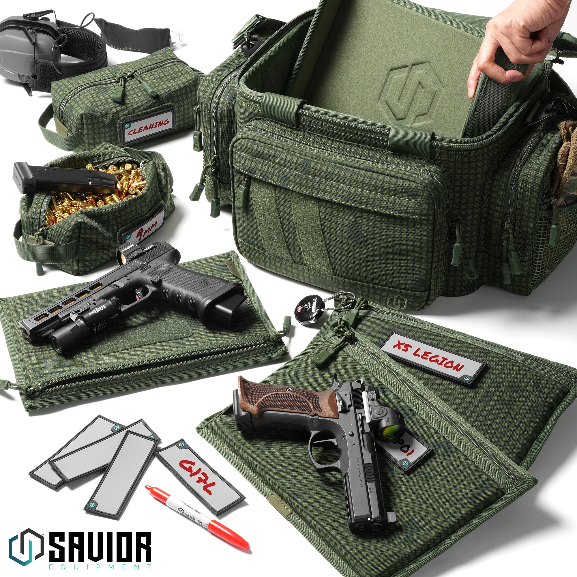 Camo Specialist - Range Bag w/ 3 Pistol Sleeves - Image 3