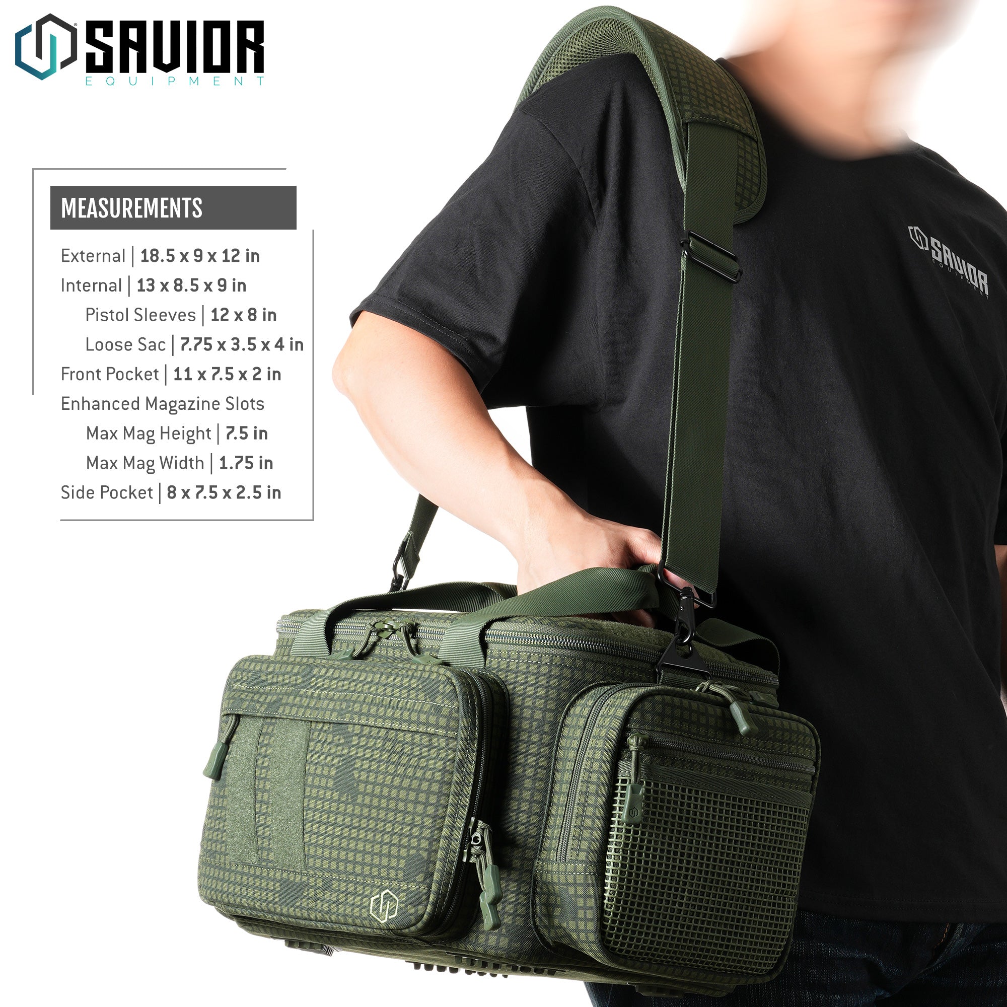 Camo Specialist - Range Bag w/ 3 Pistol Sleeves - Image 7