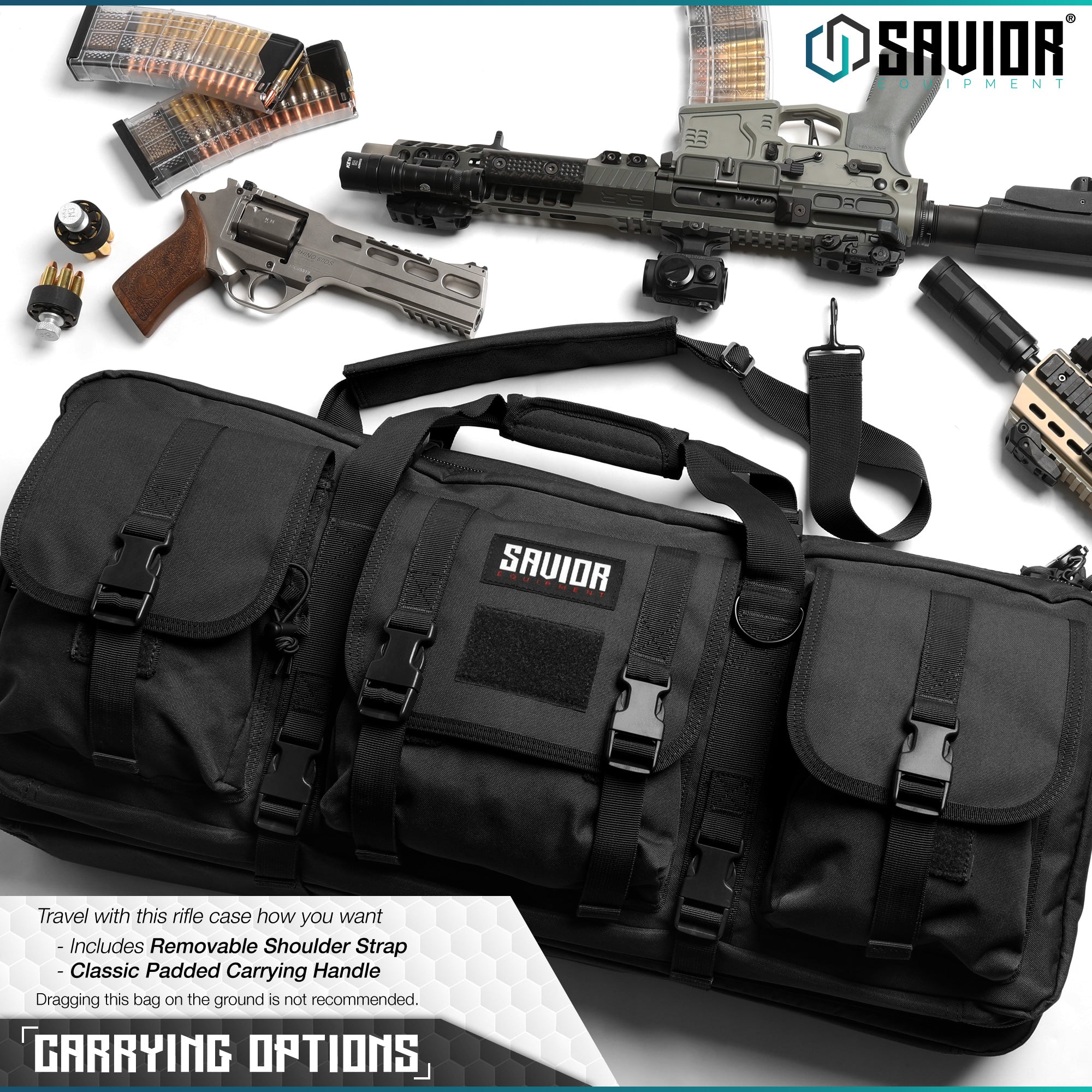 American Classic Shorty Double Rifle Bag - 24"/28"/32" - Image 7