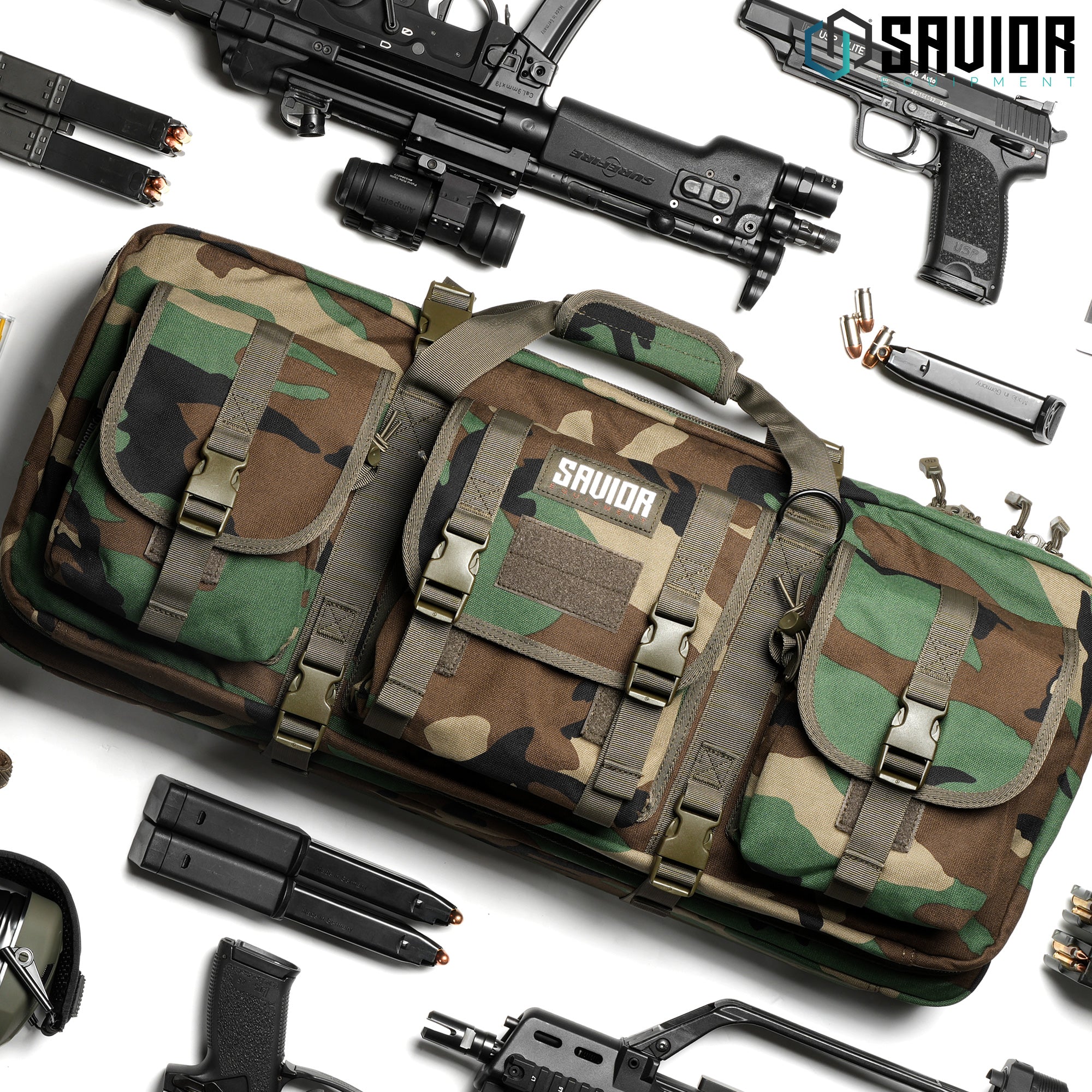 Camo American Classic Shorty Double Rifle Bag - 24"/28"/32" - Image 11