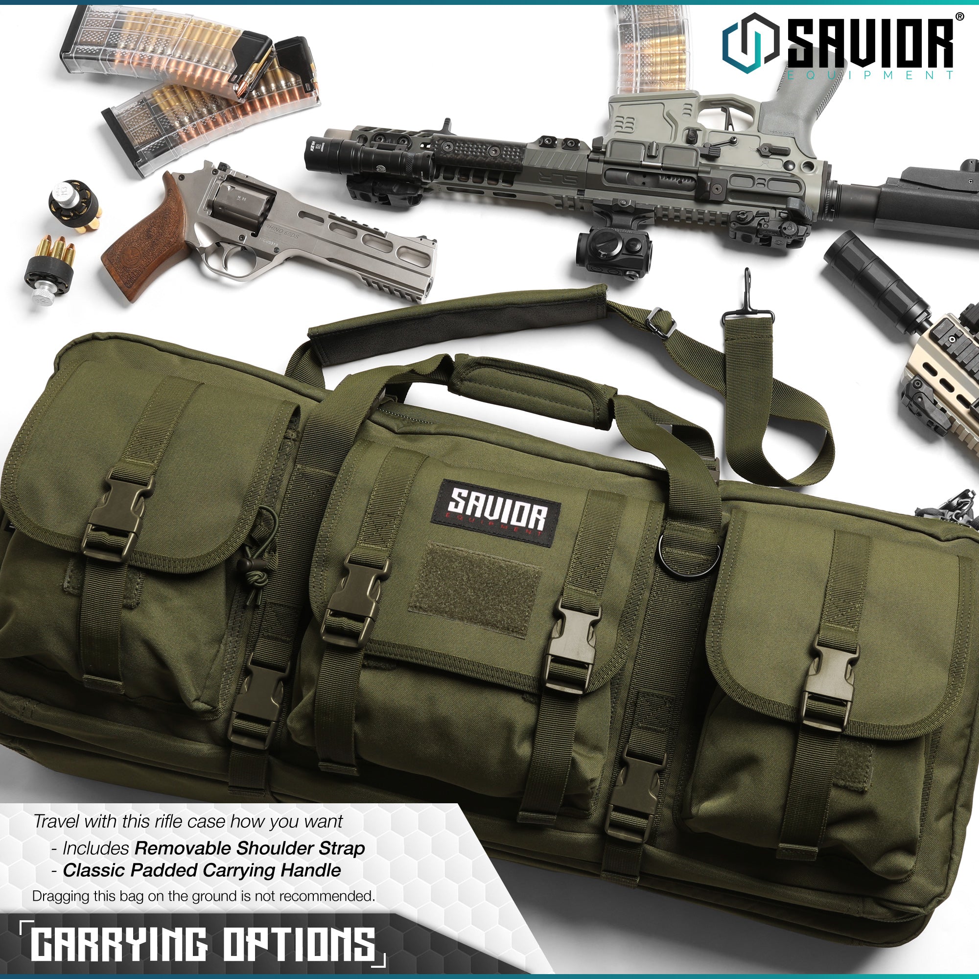 American Classic Shorty Double Rifle Bag - 24"/28"/32" - Image 18