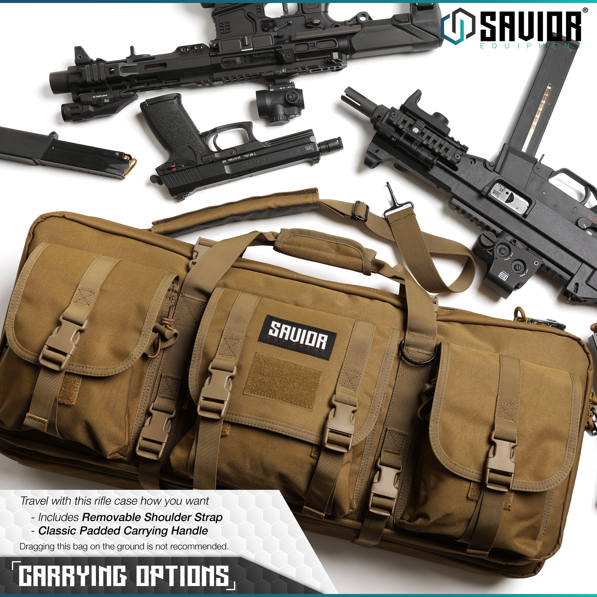 American Classic Shorty Double Rifle Bag - 24"/28"/32" - Image 24