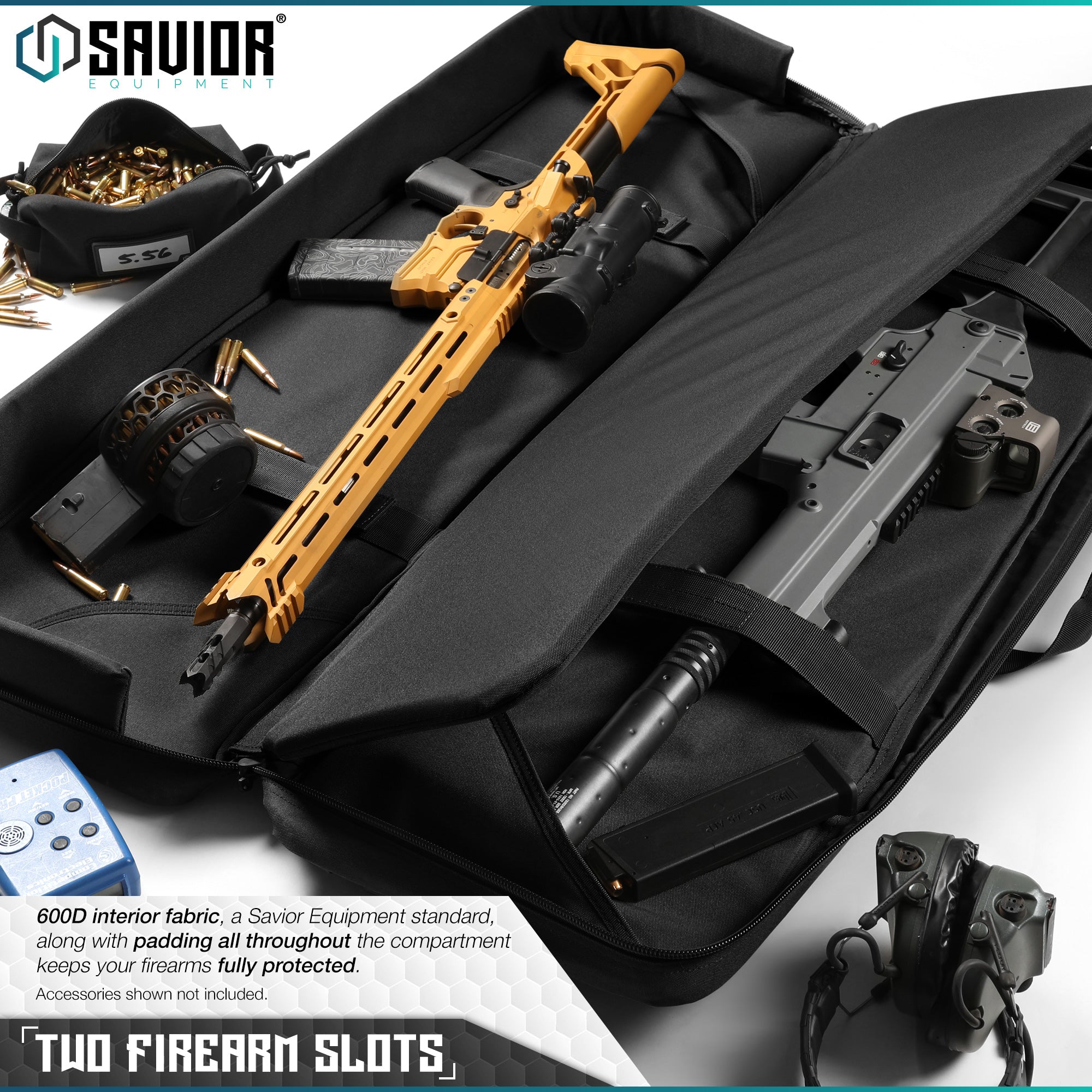 American Classic Double Rifle Bag - 32"/36"/42"/46"/51"/55" - Image 3