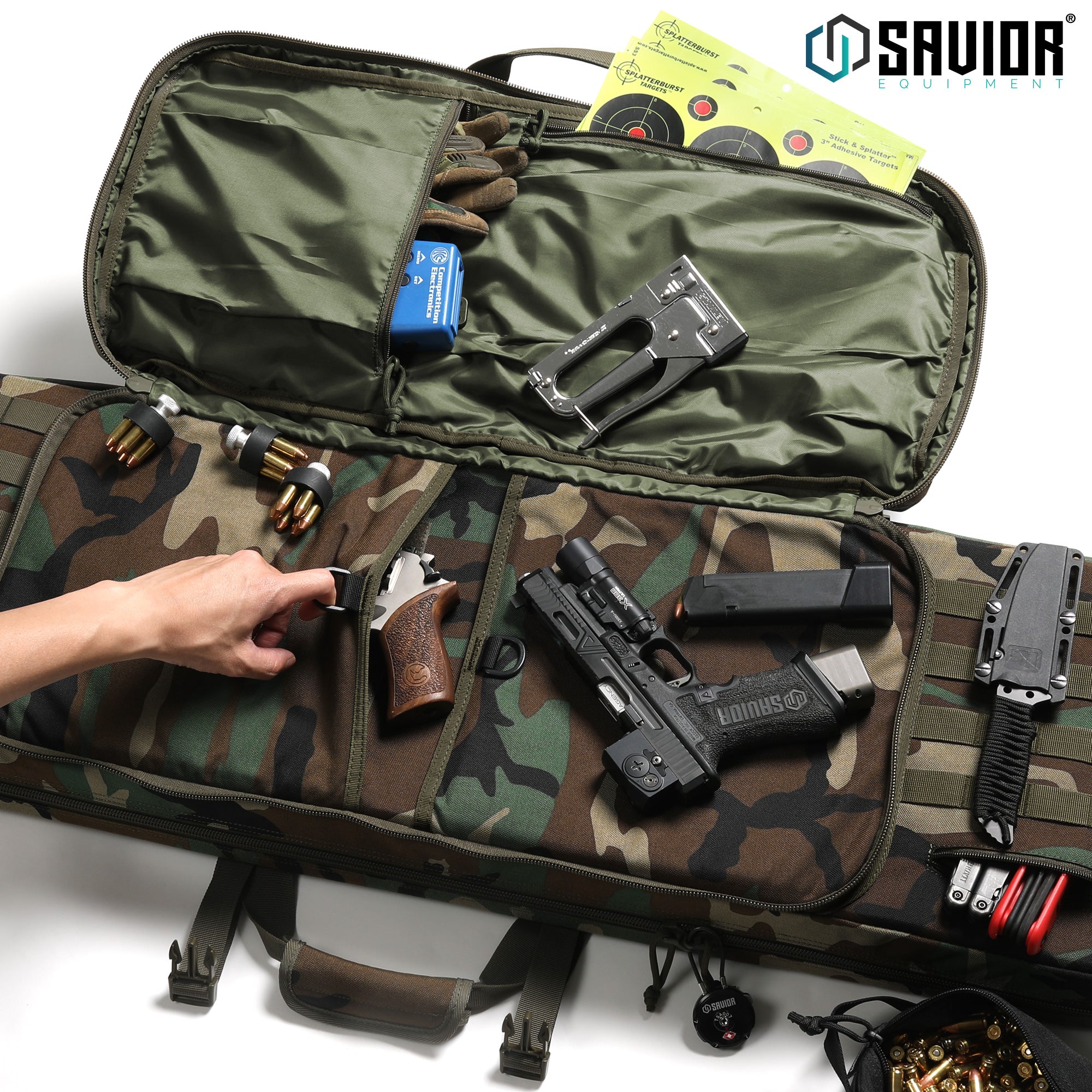 Camo American Classic Double Rifle Bag - 36"/42"/46"/55" - Image 10