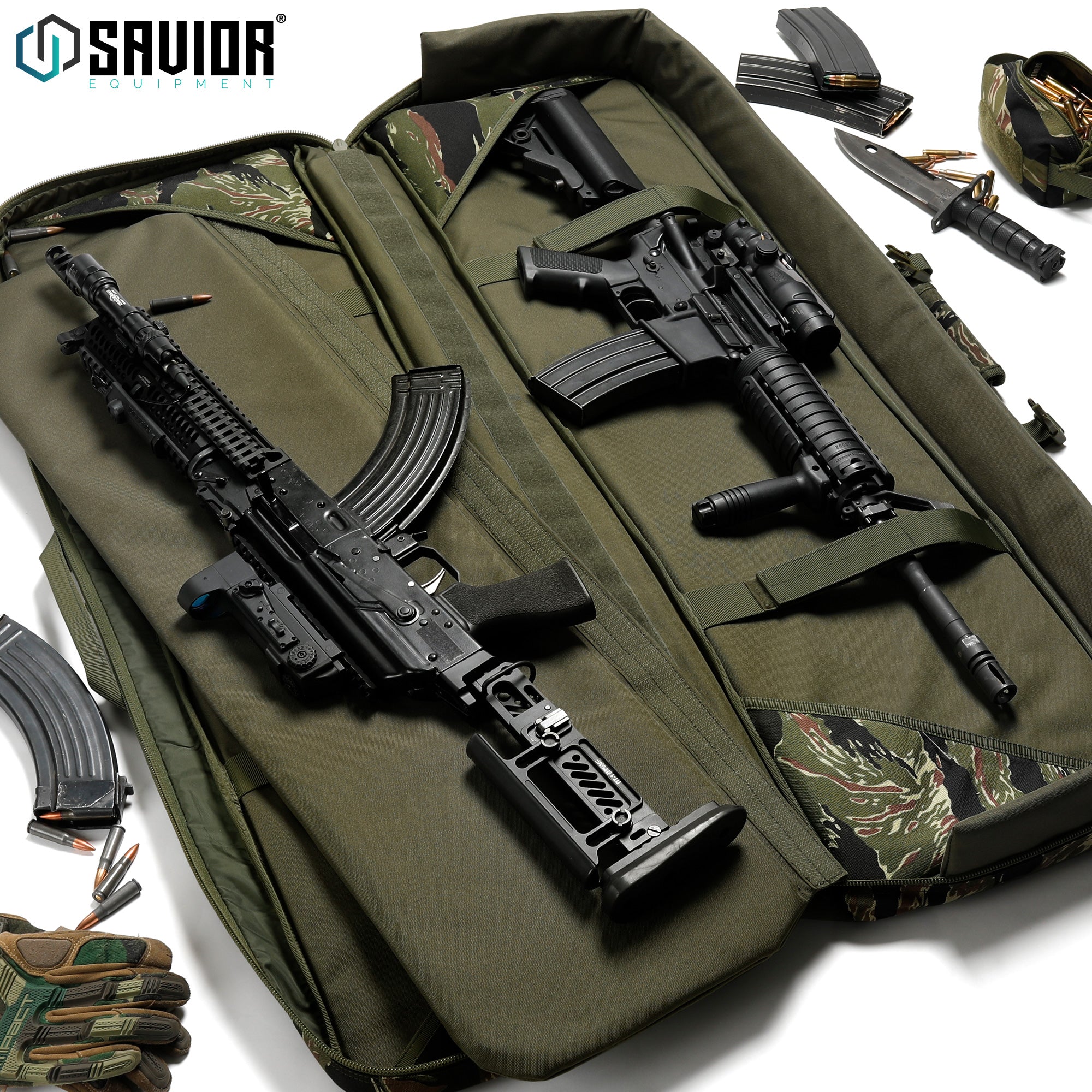 Camo American Classic Double Rifle Bag - 36"/42"/46"/55" - Image 15