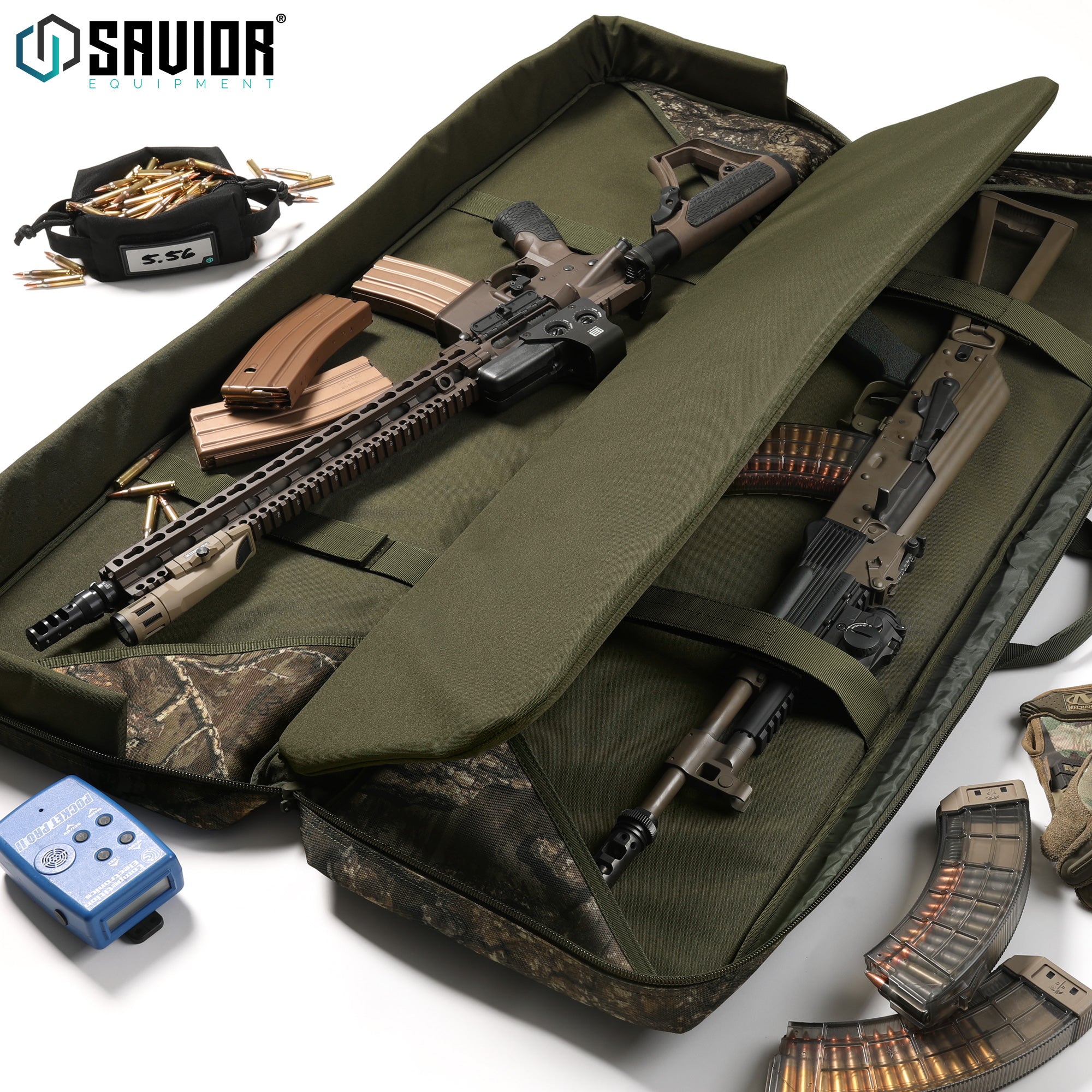 Camo American Classic Double Rifle Bag - 36"/42"/46"/55" - Image 20