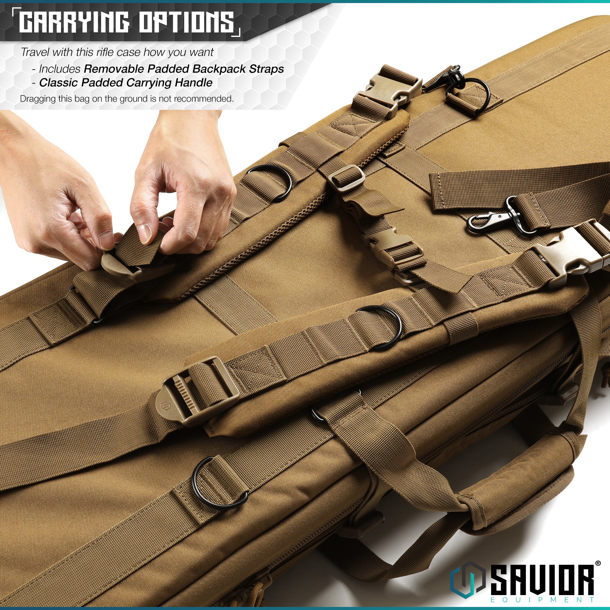 American Classic Double Rifle Bag - 32"/36"/42"/46"/51"/55" - Image 24
