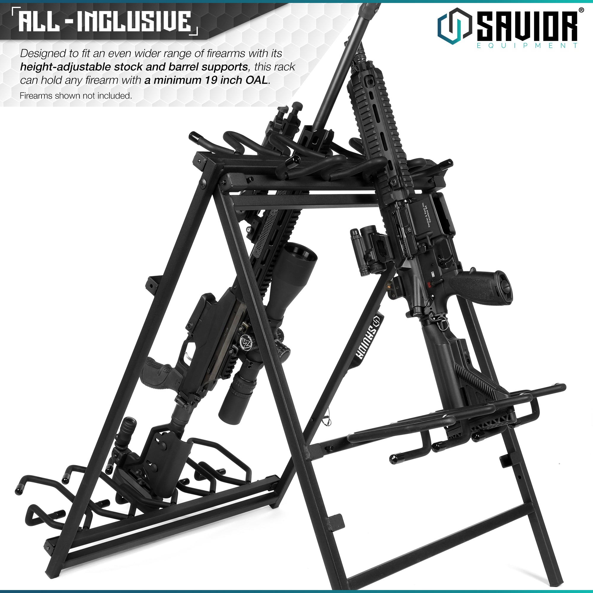 Shorty Rifle Rack - 9 Slots - Image 3