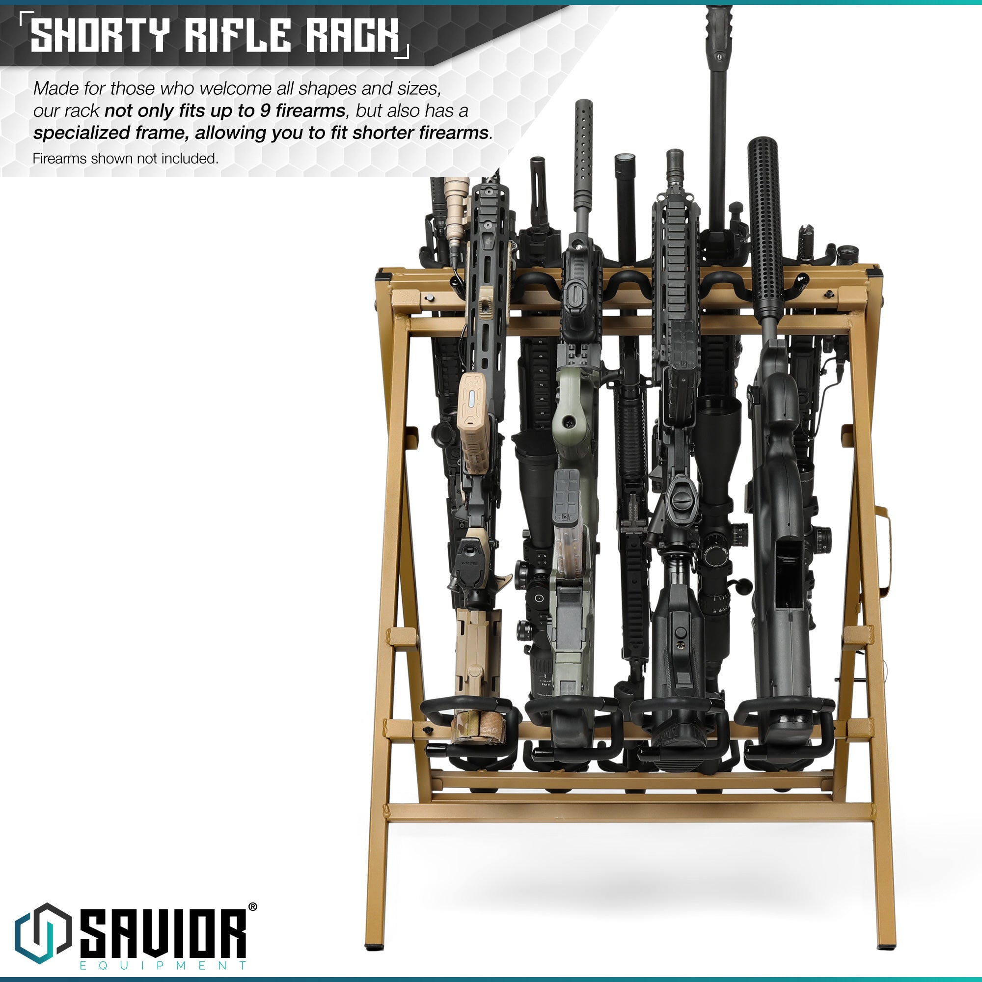 Shorty Rifle Rack - 9 Slots - Image 8