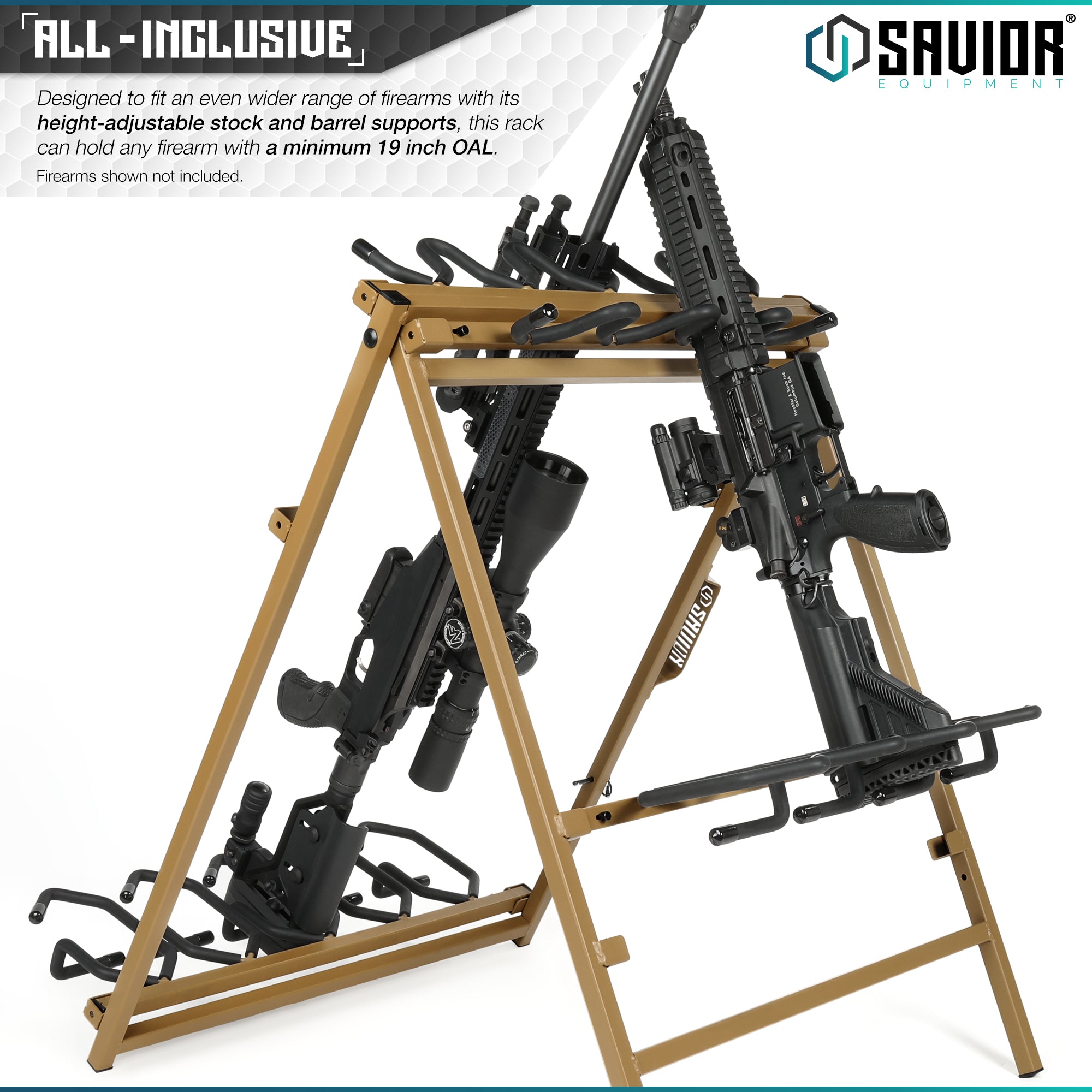 Shorty Rifle Rack - 9 Slots - Image 9